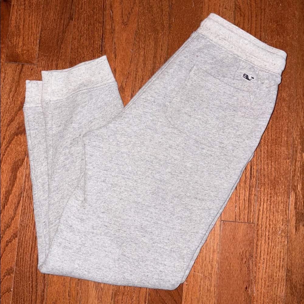 Vineyard Vines Light Gray Fleece Sweatpants Joggers Size Medium